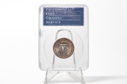 PCGS Rattler 1944 Washington Quarter MS65 - 1980's PCGS Holder - 1944 Quarter MS65