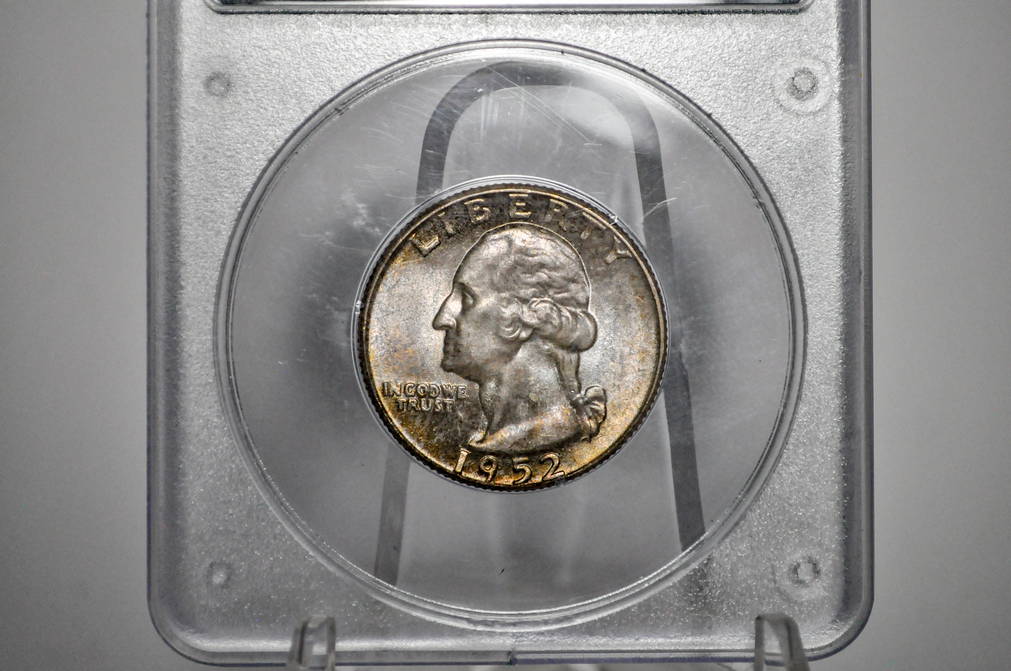 PCGS Rattler 1952 Washington Quarter MS65 - 1980's PCGS Holder - 1952 Quarter MS65