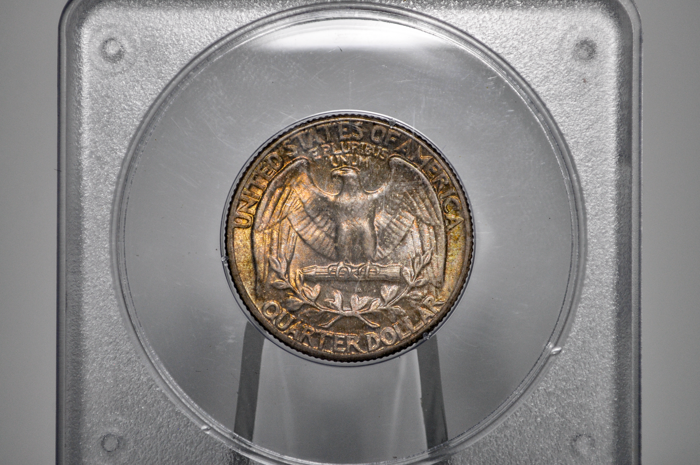 PCGS Rattler 1952 Washington Quarter MS65 - 1980's PCGS Holder - 1952 Quarter MS65