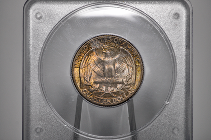 PCGS Rattler 1952 Washington Quarter MS65 - 1980's PCGS Holder - 1952 Quarter MS65