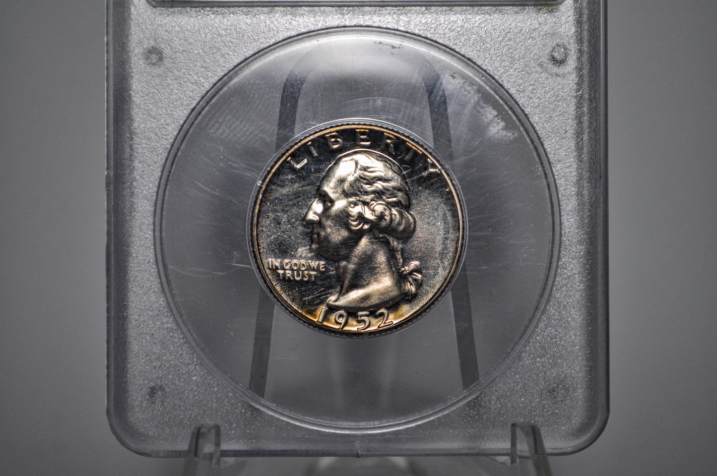 PCGS Rattler 1952 Washington Quarter PF65 - 1980's PCGS Holder - 1952 Proof Quarter PCGS Certified