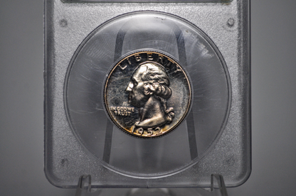 PCGS Rattler 1952 Washington Quarter PF65 - 1980's PCGS Holder - 1952 Proof Quarter PCGS Certified