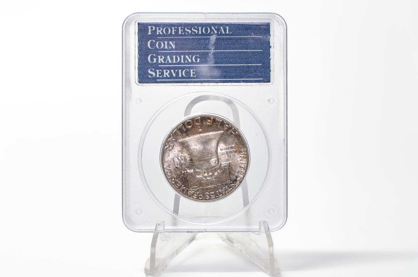 PCGS Rattler 1953 Franklin Half MS65 - 1980's PCGS Holder - 1953 Half Dollar PCGS Certified