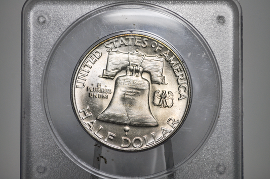 PCGS Rattler 1953-D Franklin Half MS65 - 1980's PCGS Holder - 1953D Half Dollar PCGS Certified