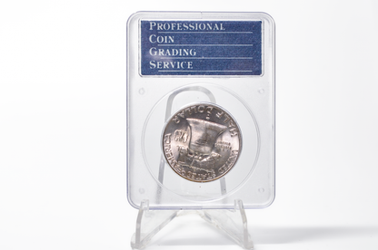 PCGS Rattler 1953-D Franklin Half MS65 - 1980's PCGS Holder - 1953D Half Dollar PCGS Certified