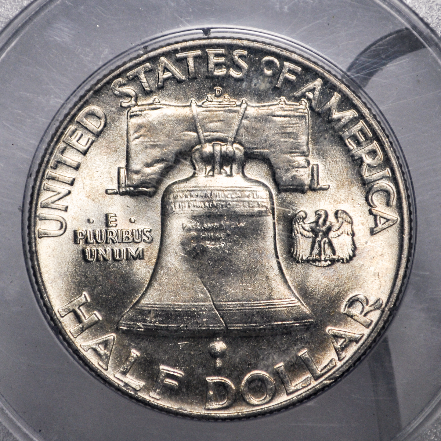 PCGS Rattler 1954-D Franklin Half MS65 - 1980's PCGS Holder - 1954D Half Dollar PCGS Certified