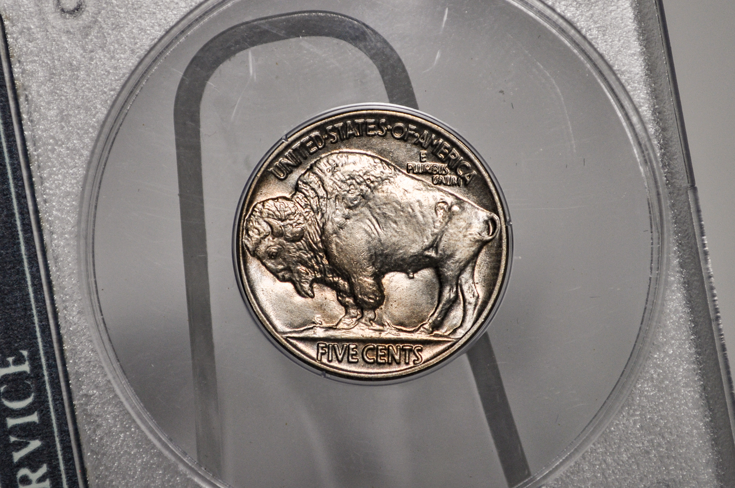 PCGS Rattler 1936 Buffalo Nickel MS65 - 1980's PCGS Holder - 1936 Nickel PCGS Certified