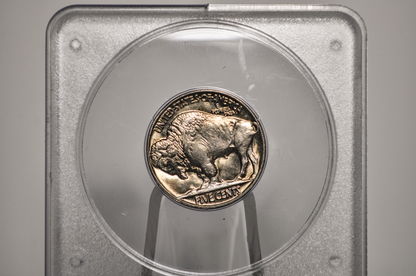 PCGS Rattler 1936 Buffalo Nickel MS65 - 1980's PCGS Holder - 1936 Nickel PCGS Certified