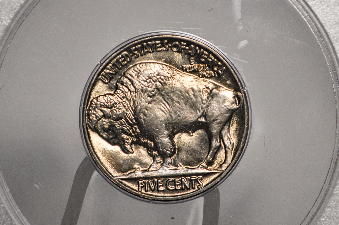 PCGS Rattler 1936 Buffalo Nickel MS65 - 1980's PCGS Holder - 1936 Nickel PCGS Certified