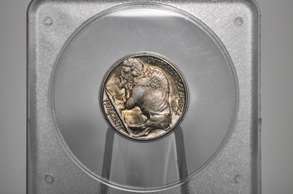 PCGS Rattler 1937-S Buffalo Nickel MS65 - 1980's PCGS Holder - 1937S Nickel PCGS Certified