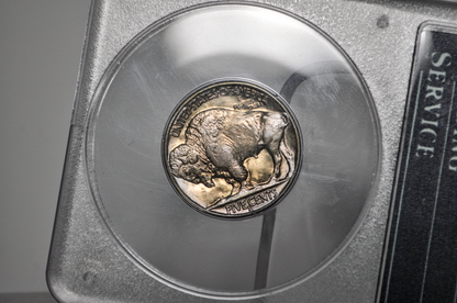 PCGS Rattler 1937-S Buffalo Nickel MS65 - 1980's PCGS Holder - 1937S Nickel PCGS Certified