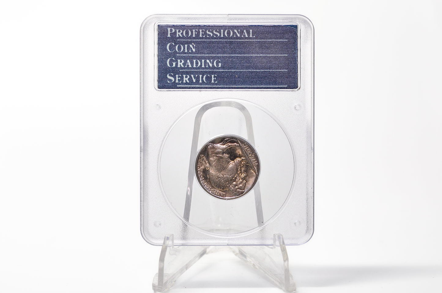 PCGS Rattler 1937-S Buffalo Nickel MS65 - 1980's PCGS Holder - 1937S Nickel PCGS Certified