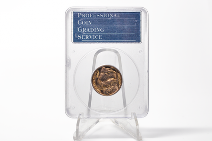 PCGS Rattler 1938-D Buffalo Nickel MS65 - 1980's PCGS Holder - 1938D Nickel PCGS Certified