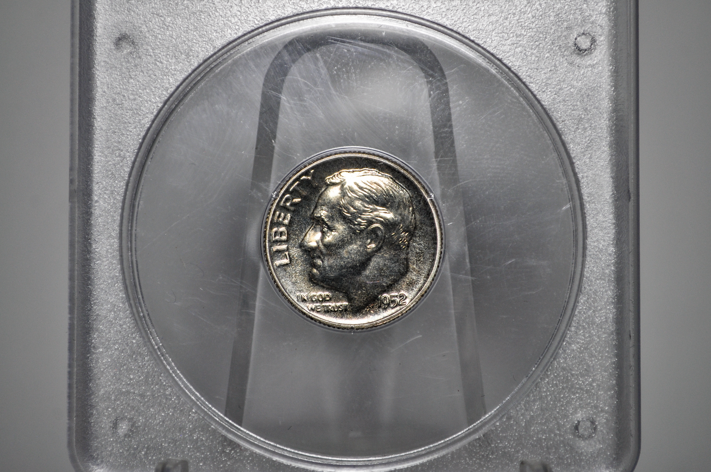 PCGS Rattler 1952 Proof Dime PF66 - 1980's PCGS Holder - 1952 Dime PCGS Certified