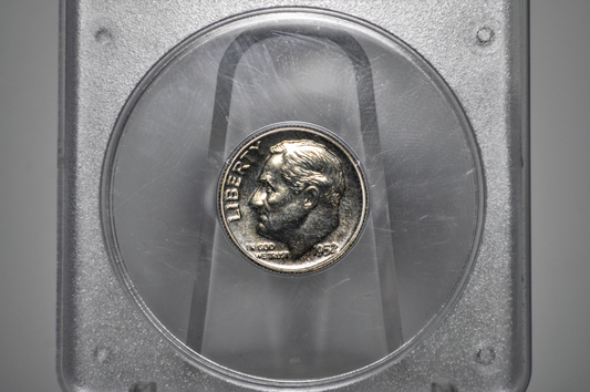 PCGS Rattler 1952 Proof Dime PF66 - 1980's PCGS Holder - 1952 Dime PCGS Certified