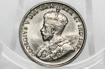 1922 Canadian Nickel - Choice Unc. - Blazing Luster - Historic First Year