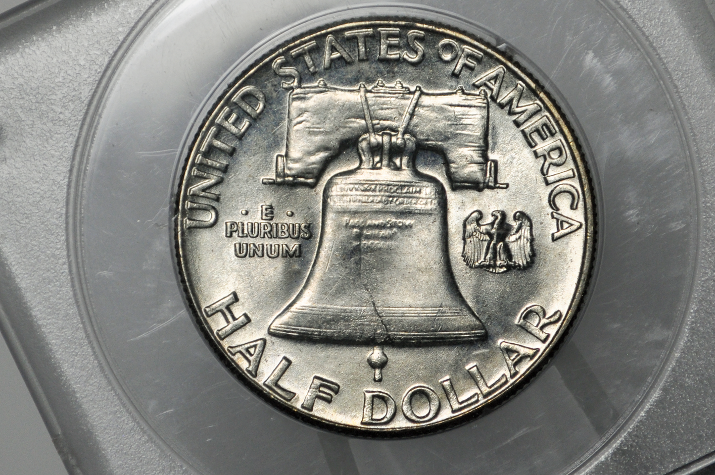 PCGS Rattler 1962 Franklin Half MS65 - 1980's PCGS Holder - 1962 Half Dollar PCGS Certified