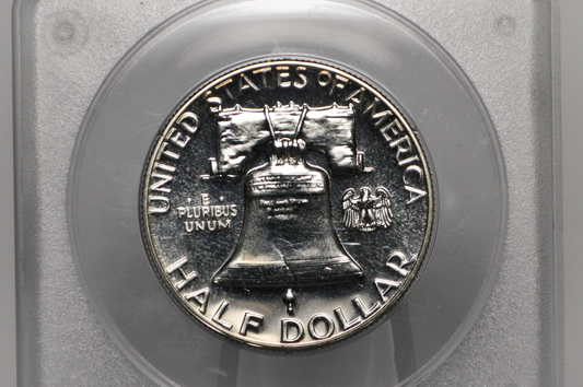 PCGS Rattler 1962 Franklin Half PF66 - 1980's PCGS Holder - 1962 Proof Half Dollar PCGS Certified