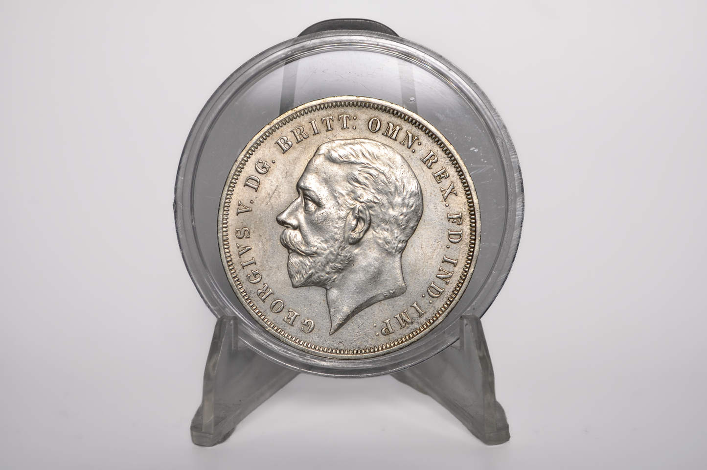 1935 Great Britain George V Silver Jubilee "Rocking Horse" Crown - Raw Choice Uncirculated - Art Deco Masterpiece