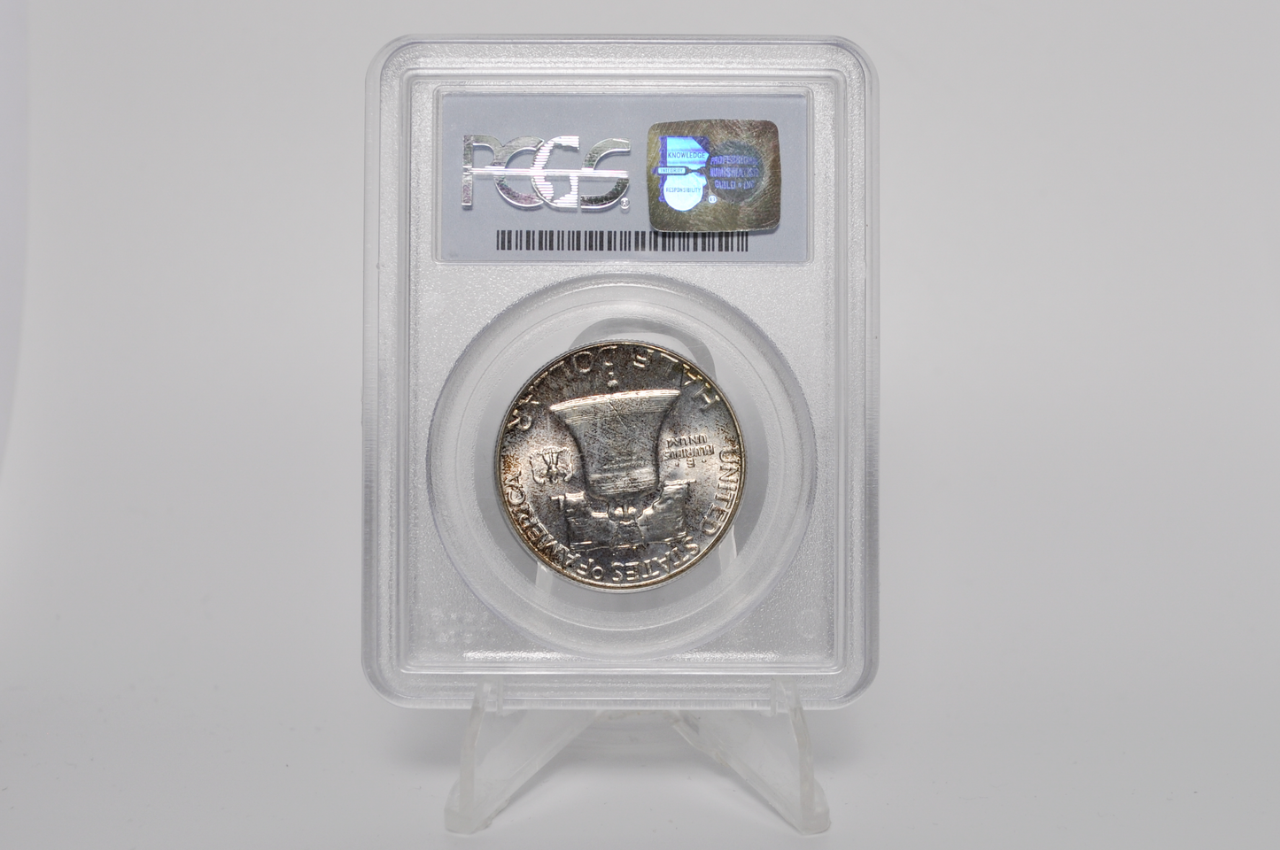 Consecutive Pair: 1960 Franklin Half Dollars PCGS MS65FBL – Vintage Gen 3 Green Label Slabs – Sequential Cert Numbers