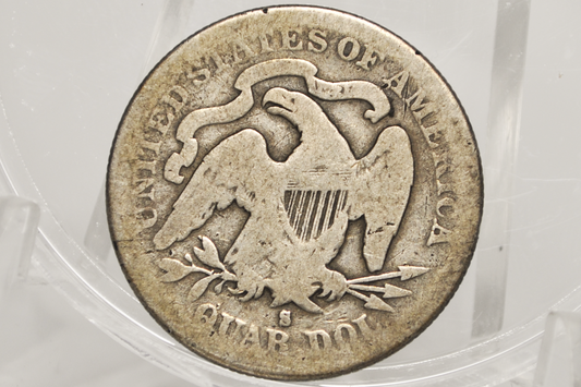 1891-S Seated Liberty Quarter - G/G+ - 1891 Silver Quarter / 1891 Liberty Seated Quarter S Mint