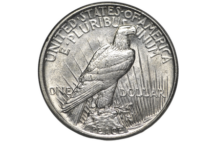 Dólar de Plata de la Paz de 1921 - Detalles UNC de Elección - Dólar de Plata de la Paz de 1921 de Alto Relieve - Muy Alta Calidad, Fecha Clave