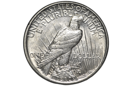 1921 High Relief Peace Silver Dollar – First Year Key Date – Mint State (MS61) / Full Original Luster