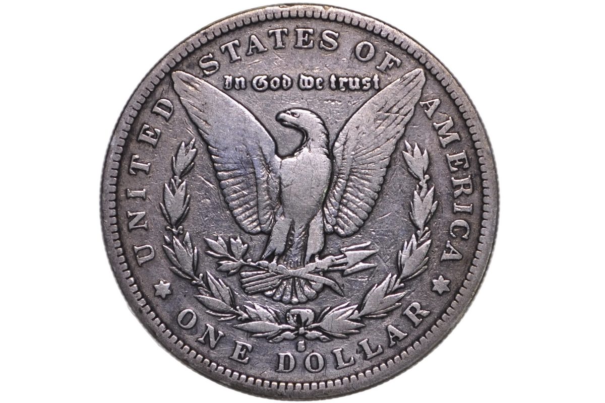 1887-S Morgan Silver Dollar - Fine Details, Cleaned - Rarer Date! 1887 S Morgan Dollar - Low Mintage Date (Copy)