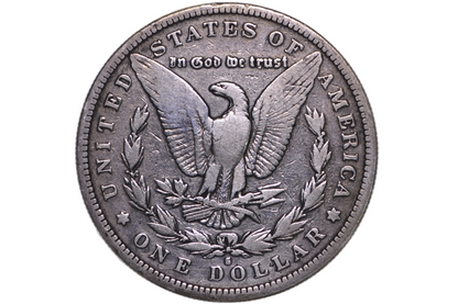 1887-S Morgan Silver Dollar - Fine Details, Cleaned - Rarer Date! 1887 S Morgan Dollar - Low Mintage Date (Copy)