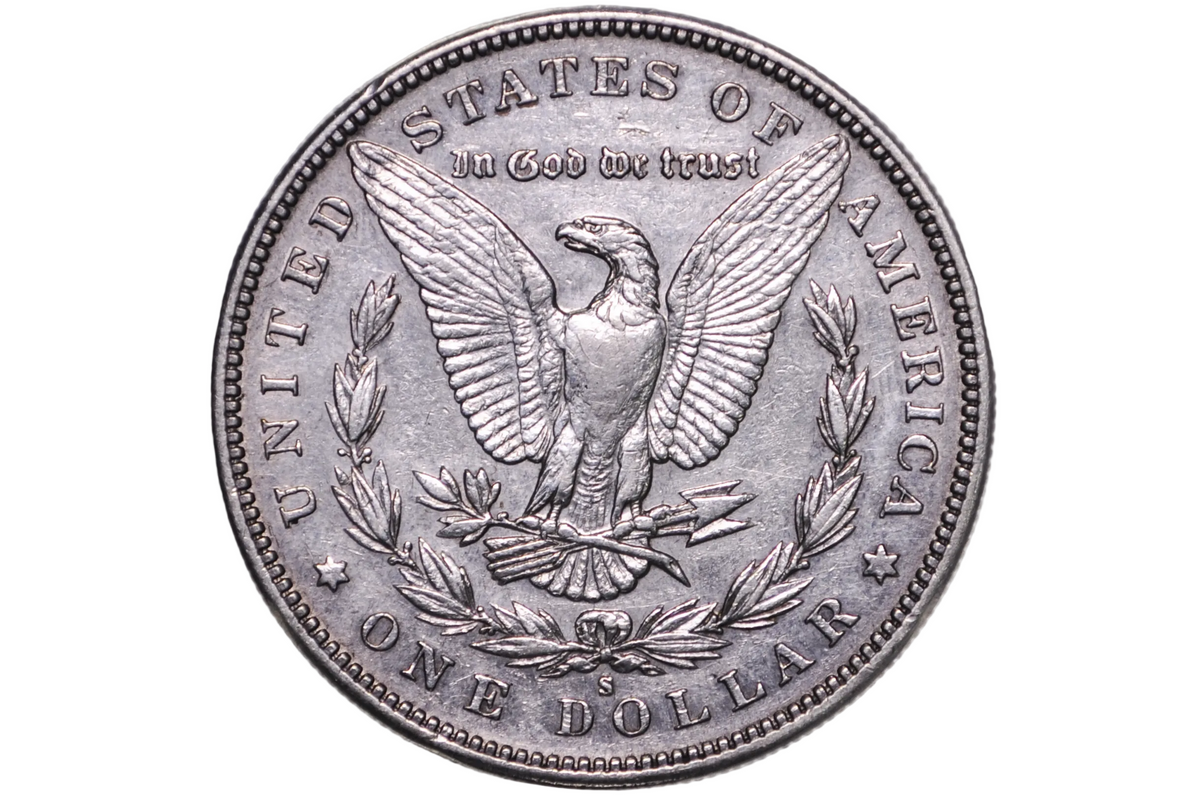 1888-S Morgan Silver Dollar - AU Details, Scarce Date - 1888 S Morgan Dollar, Beautiful Coin