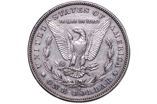 1888-S Morgan Silver Dollar - AU Details, Scarce Date - 1888 S Morgan Dollar, Beautiful Coin