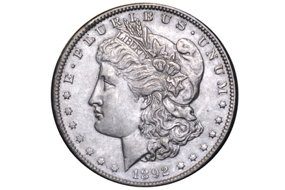 1892 US Silver Dollar