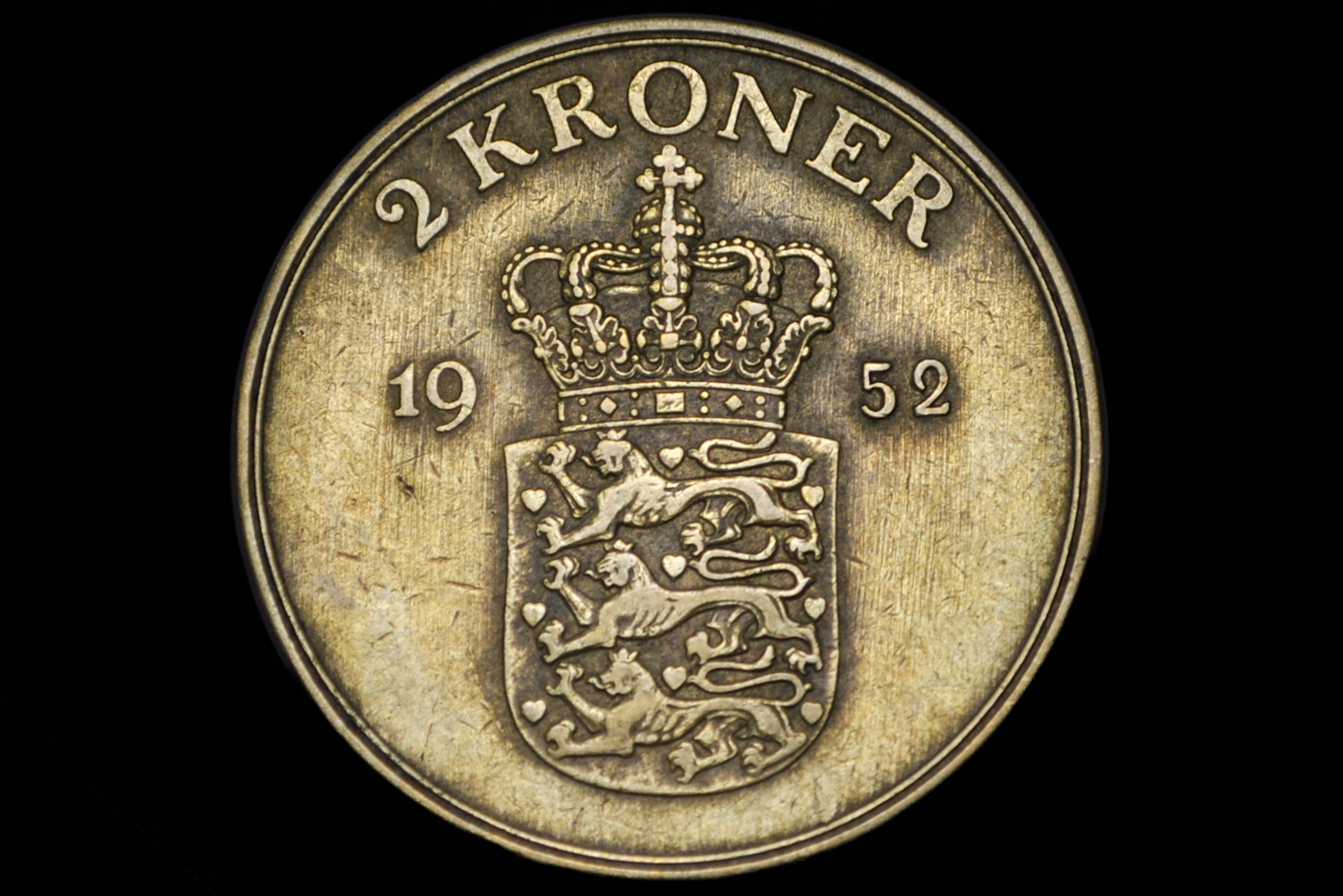 Denmark Heart Kroner Coin - Great Condition - Danmark Kroner - Two Hearts Coin - Ideal for Jewelry - Heart Coins
