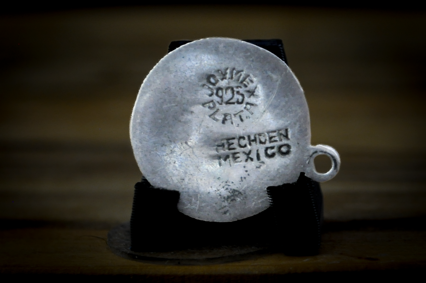 Vintage Sterling Joy Mex Plata Silver Mayan/Aztec Calendar Charm - Stamped and Tested Sterling Silver - Made in Mexico