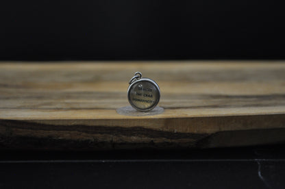 Sterling Silver Lucite Cancer Pendant - Tested Sterling Silver - Astrology Pendant