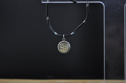 Sterling Silver Lucite Cancer Pendant - Tested Sterling Silver - Astrology Pendant