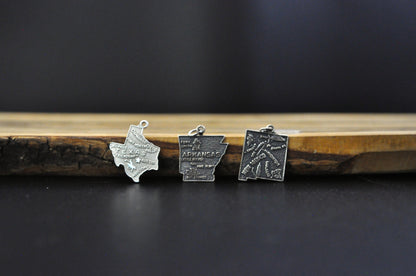 Variety of Sterling Silver State Charms! - Choose by Charm - Stamped and Tested Sterling Silver