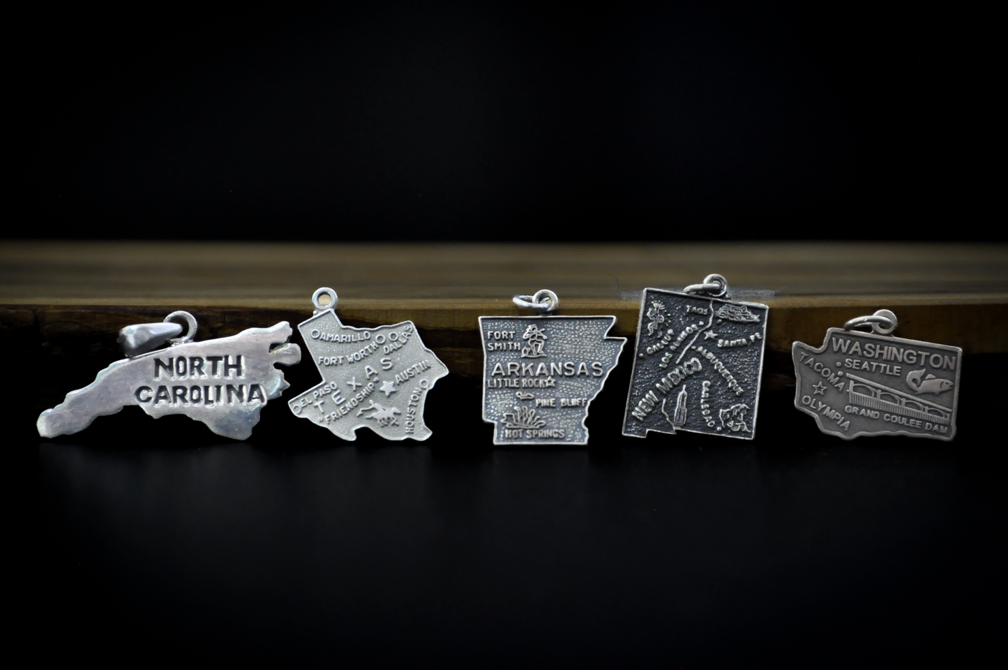 Variety of Sterling Silver State Charms! - Choose by Charm - Stamped and Tested Sterling Silver