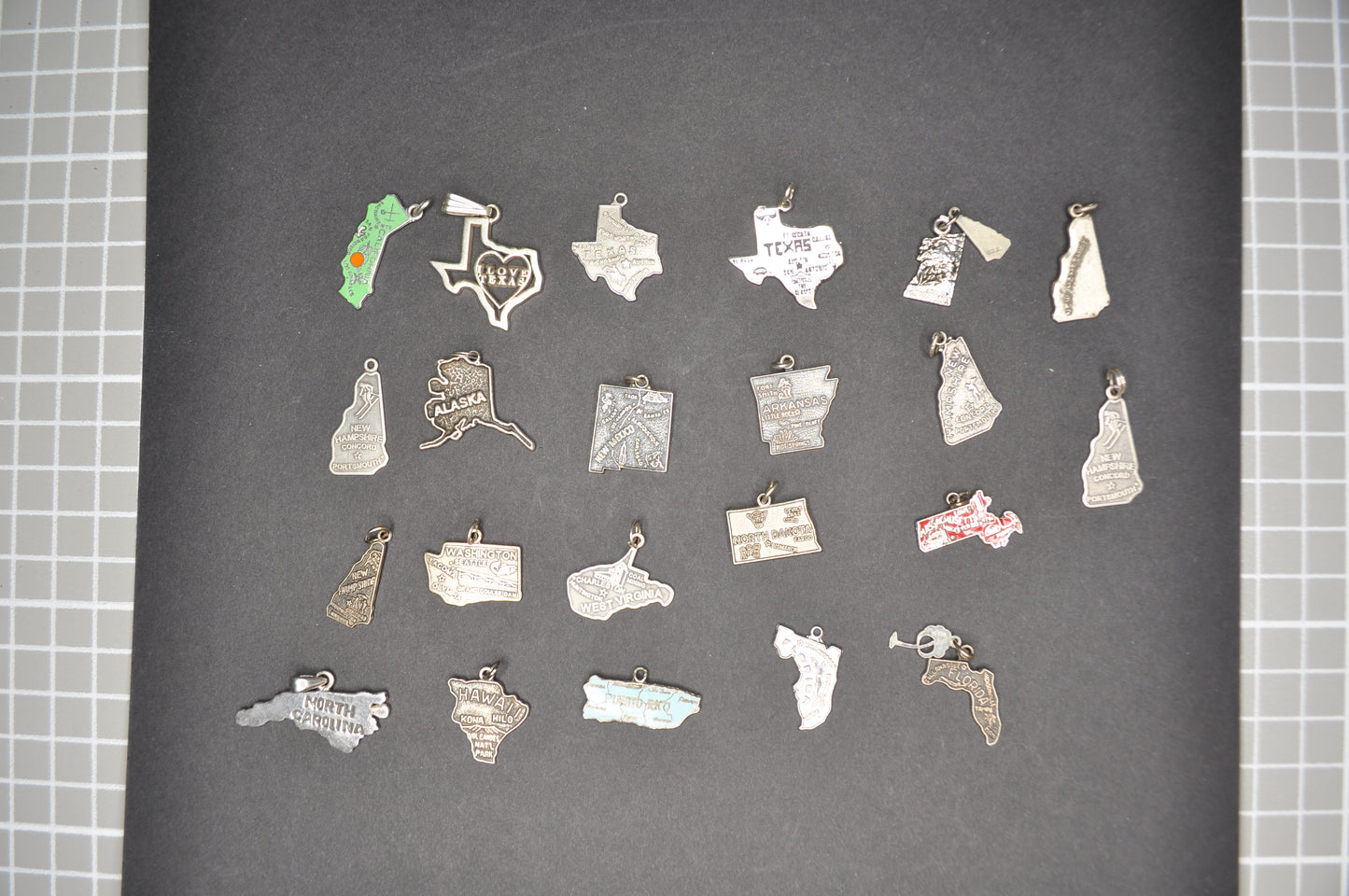 Variety of Sterling Silver State Charms! - Choose by Charm - Stamped and Tested Sterling Silver