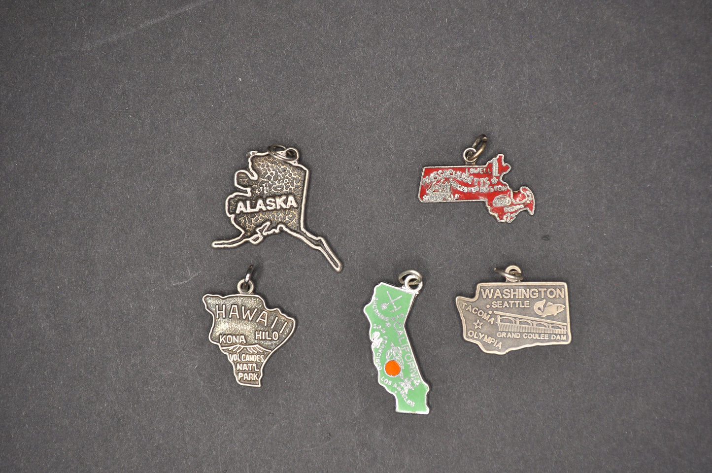 Variety of Sterling Silver State Charms! - Choose by Charm - Stamped and Tested Sterling Silver