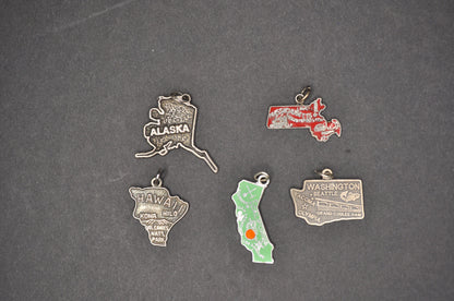 Variety of Sterling Silver State Charms! - Choose by Charm - Stamped and Tested Sterling Silver
