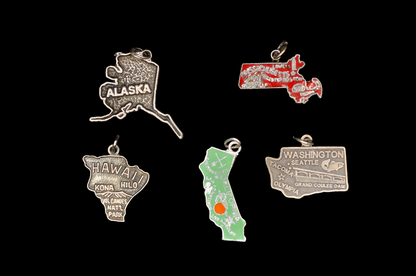 Variety of Sterling Silver State Charms! - Choose by Charm - Stamped and Tested Sterling Silver