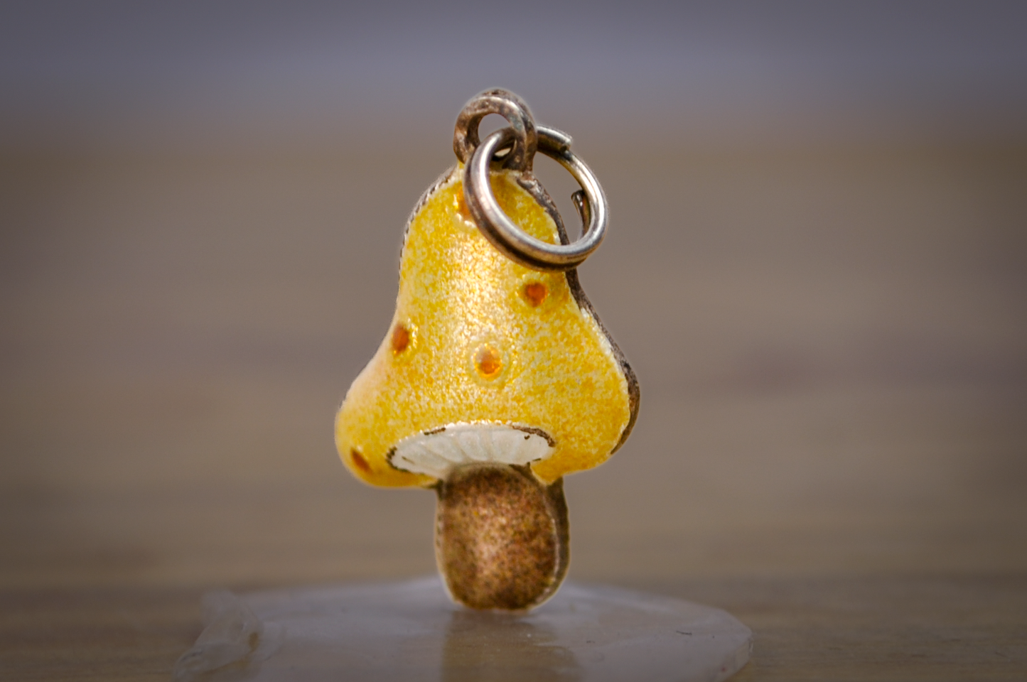 Small Mushroom Pendant - Tested Sterling Silver - Fungi Charms