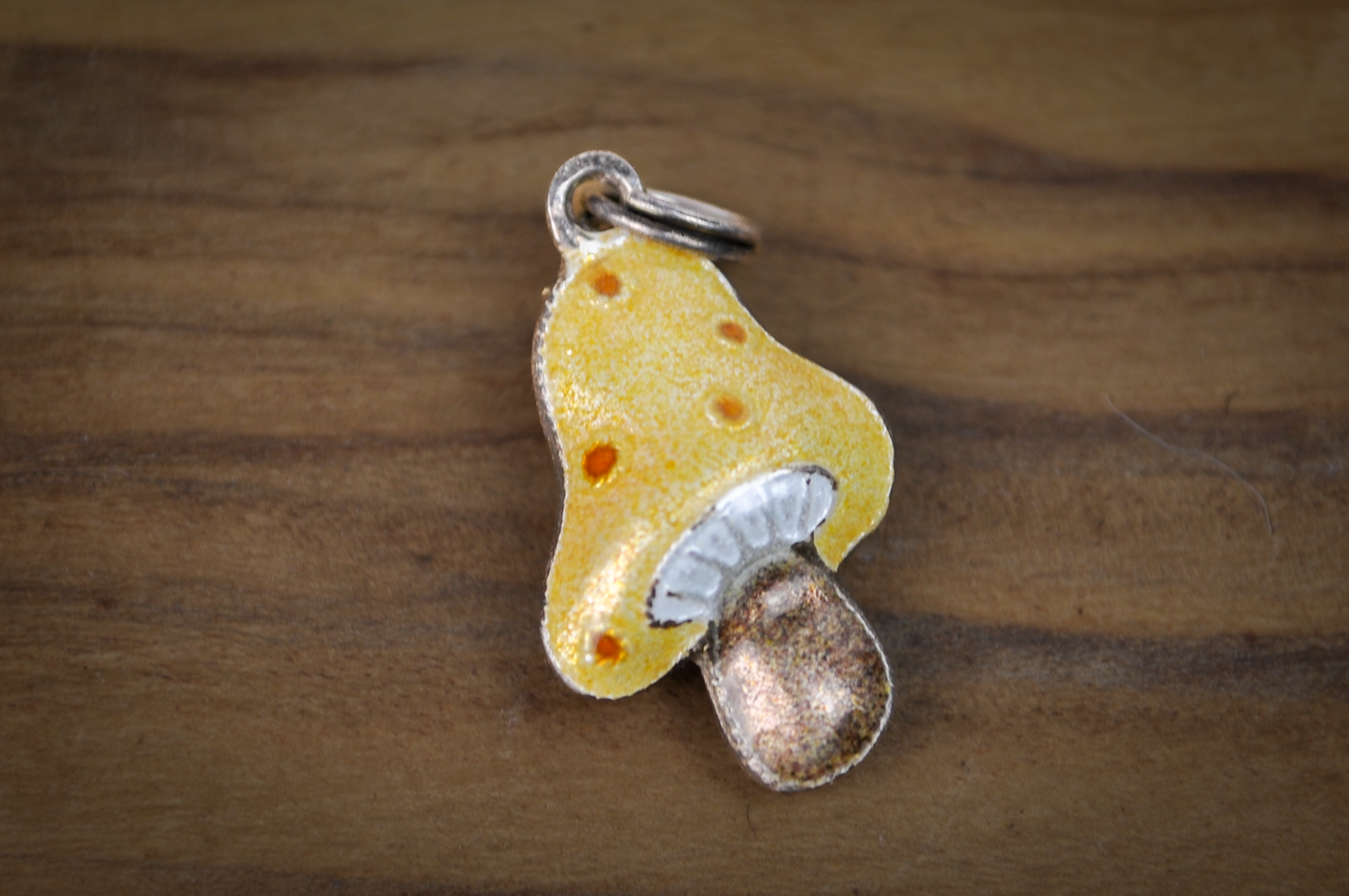 Small Mushroom Pendant - Tested Sterling Silver - Fungi Charms