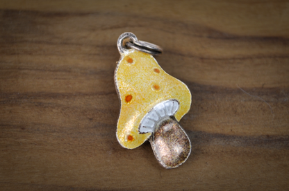 Small Mushroom Pendant - Tested Sterling Silver - Fungi Charms