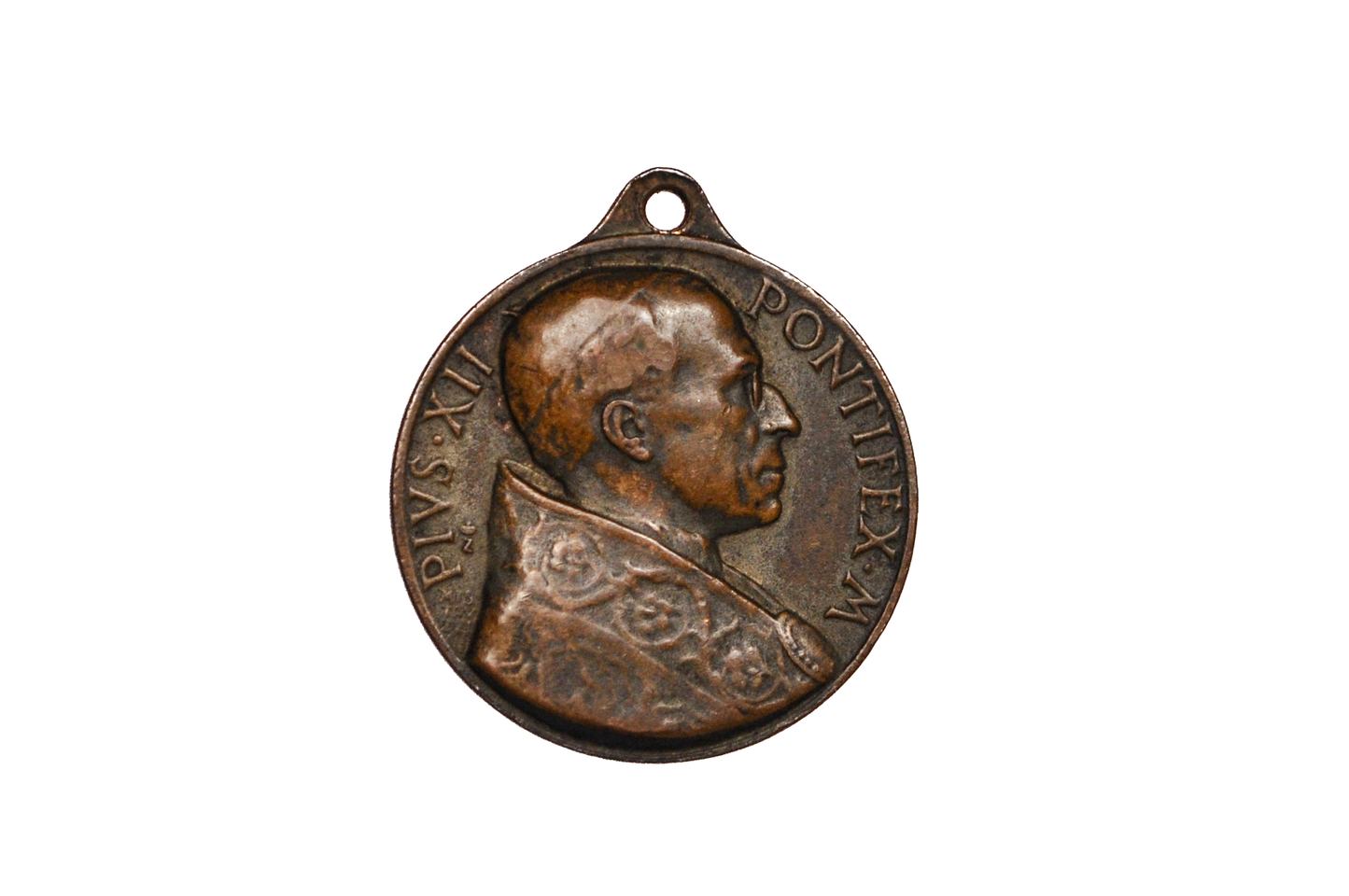 Pope Pius XII Saint Peter's Basilica Pendant - Religious Jewelry - Religious Charms