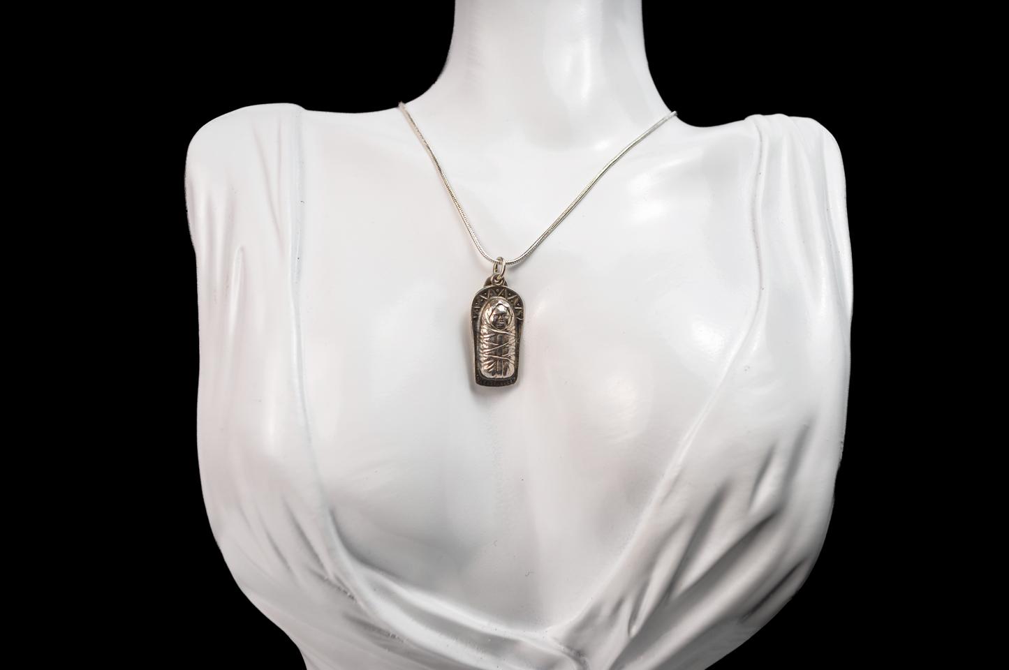 Southwest Native American Papoose/Cradleboard Charm - Stamped and Tested Sterling Silver - Grand Canyon Souvenir