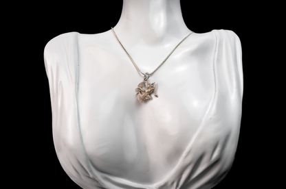 Vintage Siam Sterling Silver Thai Goddess Dancer Charm Pendant - Sterling Silver 925 Thai Dancer Pendant Vintage Siam Jewelry Charm