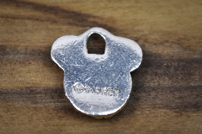 Sparkling Disney Mickey Mouse Ears Charm - Stamped "Disney" - Collectible Vintage Disney Charm- Mickey Mouse Jewelry