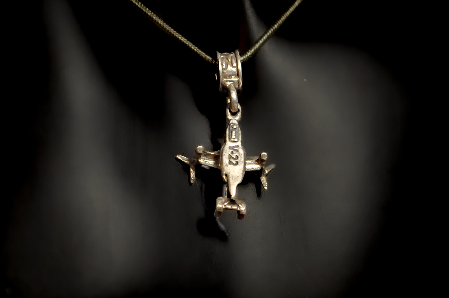 Nomadés V-22 Osprey Military Helicopter Charm - Tested Sterling Silver - Military Aircraft Charms